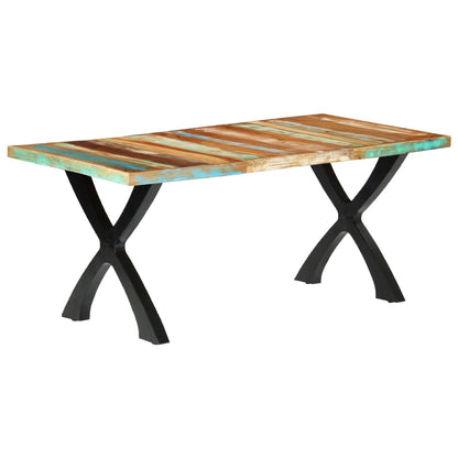 Jídelní Stůl 180 X 90 X 76 Cm Masivní Recyklované Dřevo