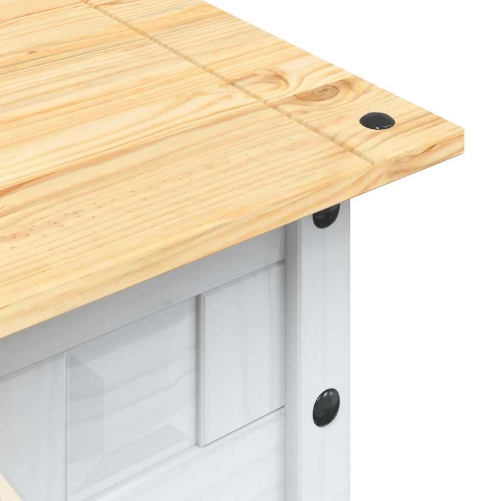 Konferenční Stolek Mexická Borovice Corona Bílý 100X55X44 Cm