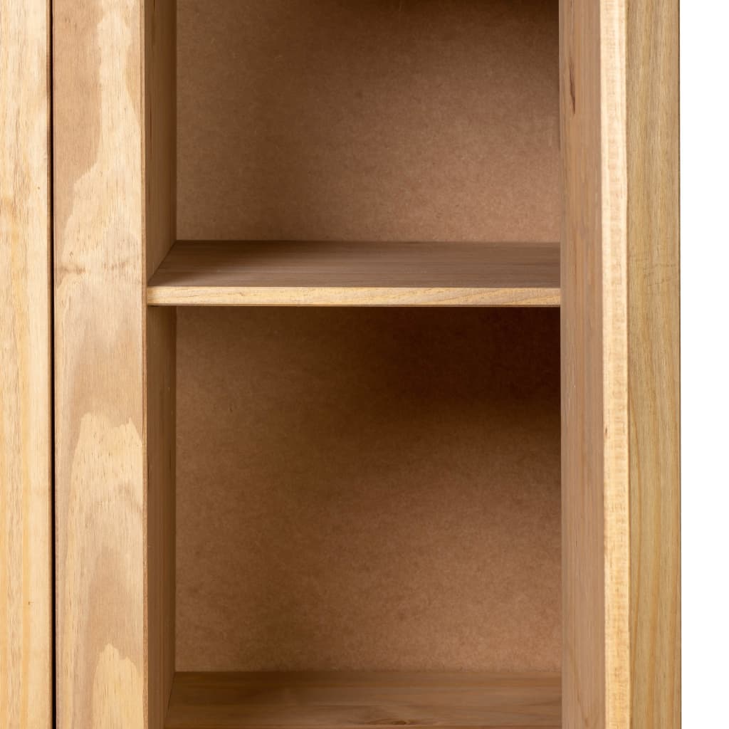 Šatní Skříň Se 3 Dveřmi 118X50X171,5 Cm Borovice Řada Panama