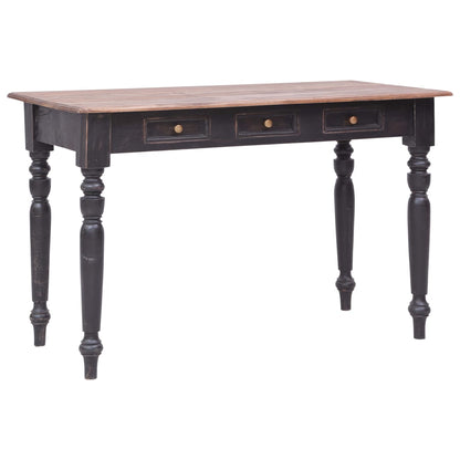 Psací Stůl Se 3 Zásuvkami 117 X 57 X 75 Cm Masivní Mahagon