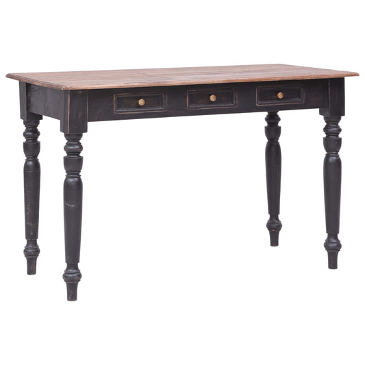 Psací Stůl Se 3 Zásuvkami 117 X 57 X 75 Cm Masivní Mahagon