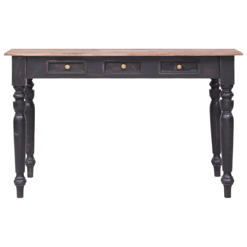 Psací Stůl Se 3 Zásuvkami 117 X 57 X 75 Cm Masivní Mahagon