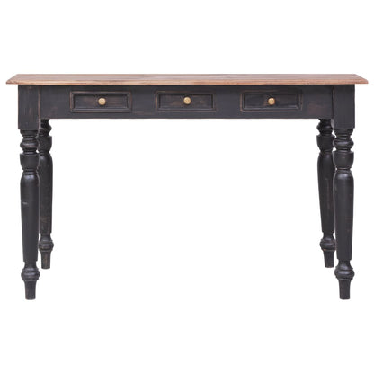 Psací Stůl Se 3 Zásuvkami 117 X 57 X 75 Cm Masivní Mahagon
