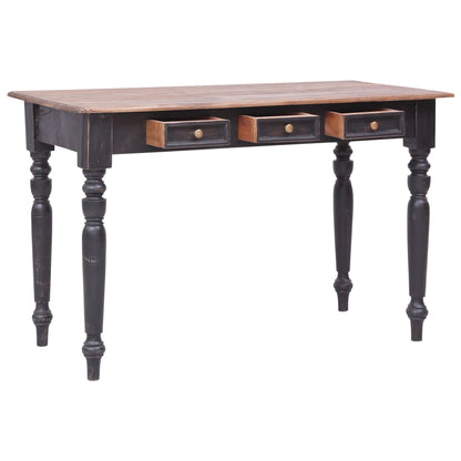 Psací Stůl Se 3 Zásuvkami 117 X 57 X 75 Cm Masivní Mahagon