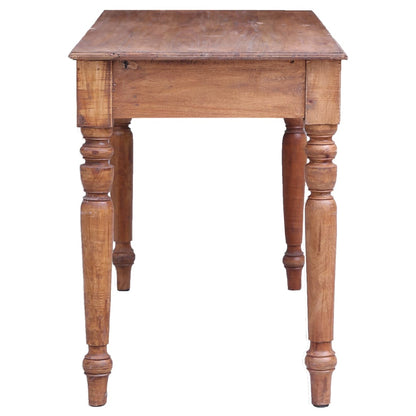 Psací Stůl Se Zásuvkami 117 X 57 X 75 Cm Masivní Mahagon