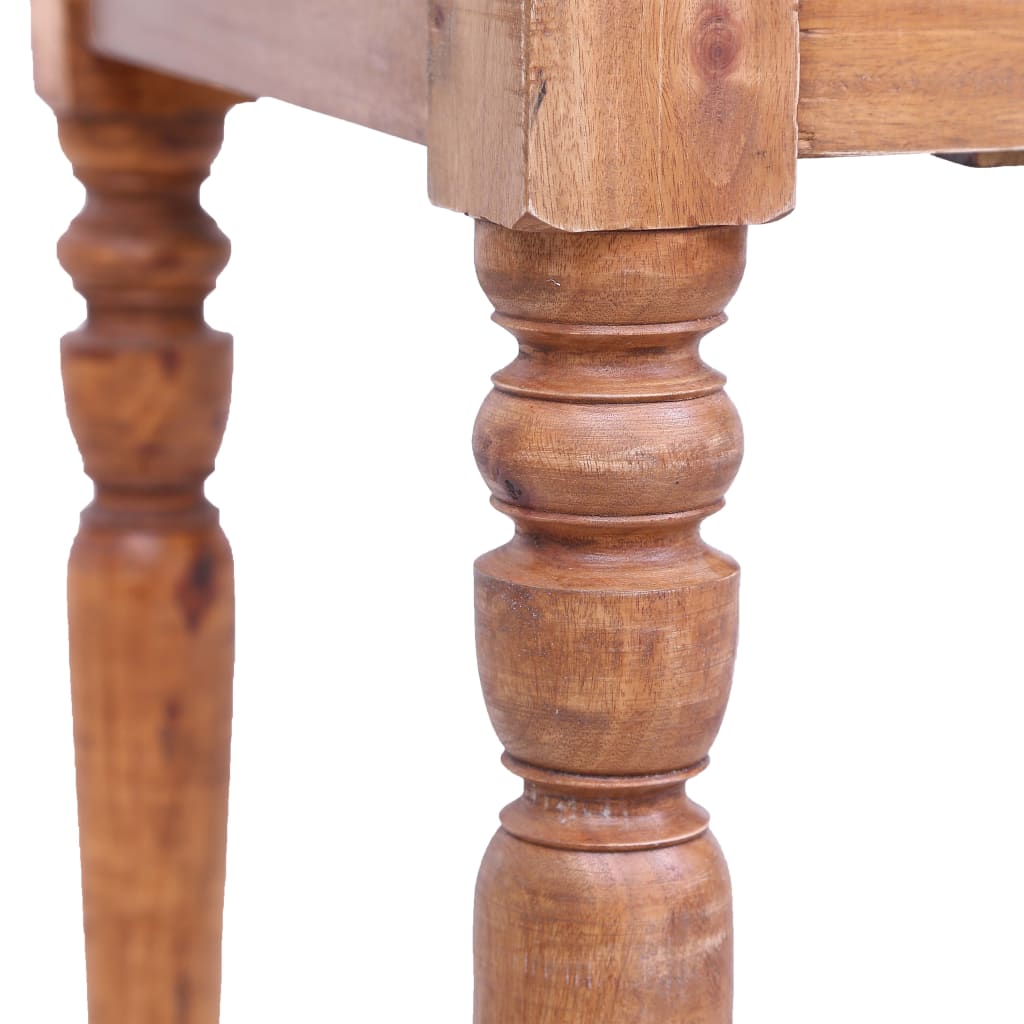 Psací Stůl Se Zásuvkami 117 X 57 X 75 Cm Masivní Mahagon