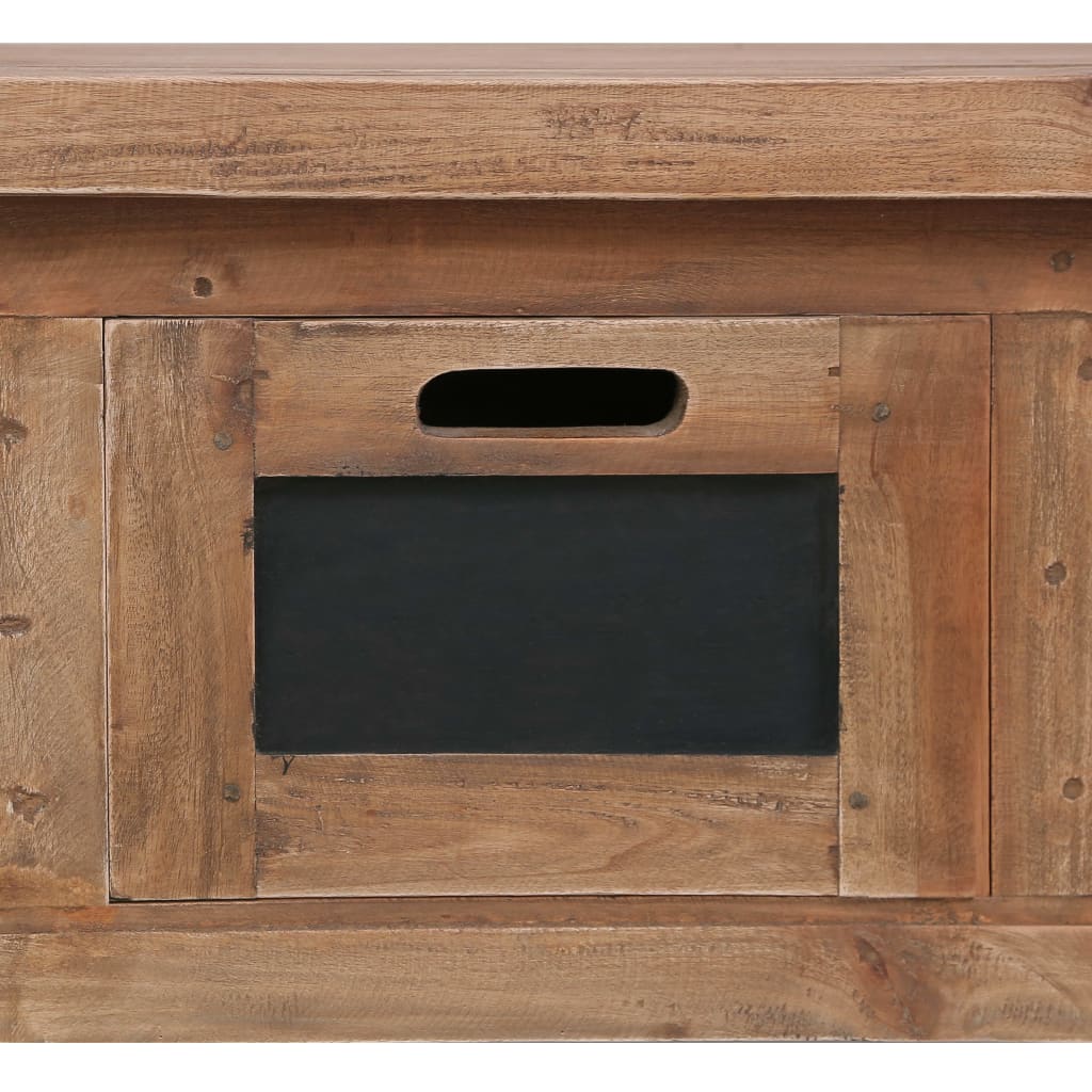 Tv Stolek Se 3 Zásuvkami 120 X 30 X 40 Cm Masivní Mahagon