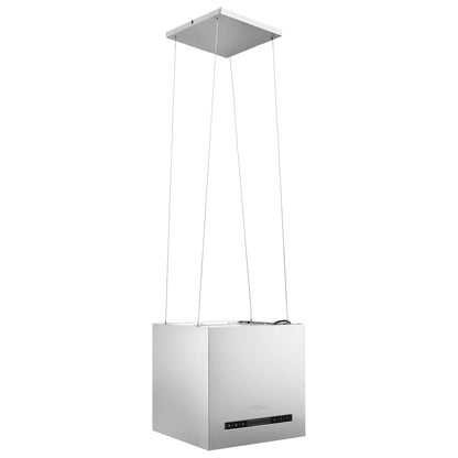 Závěsná Ostrůvková Digestoř Dotykový Senzor Lcd 37Cm Nerez Ocel