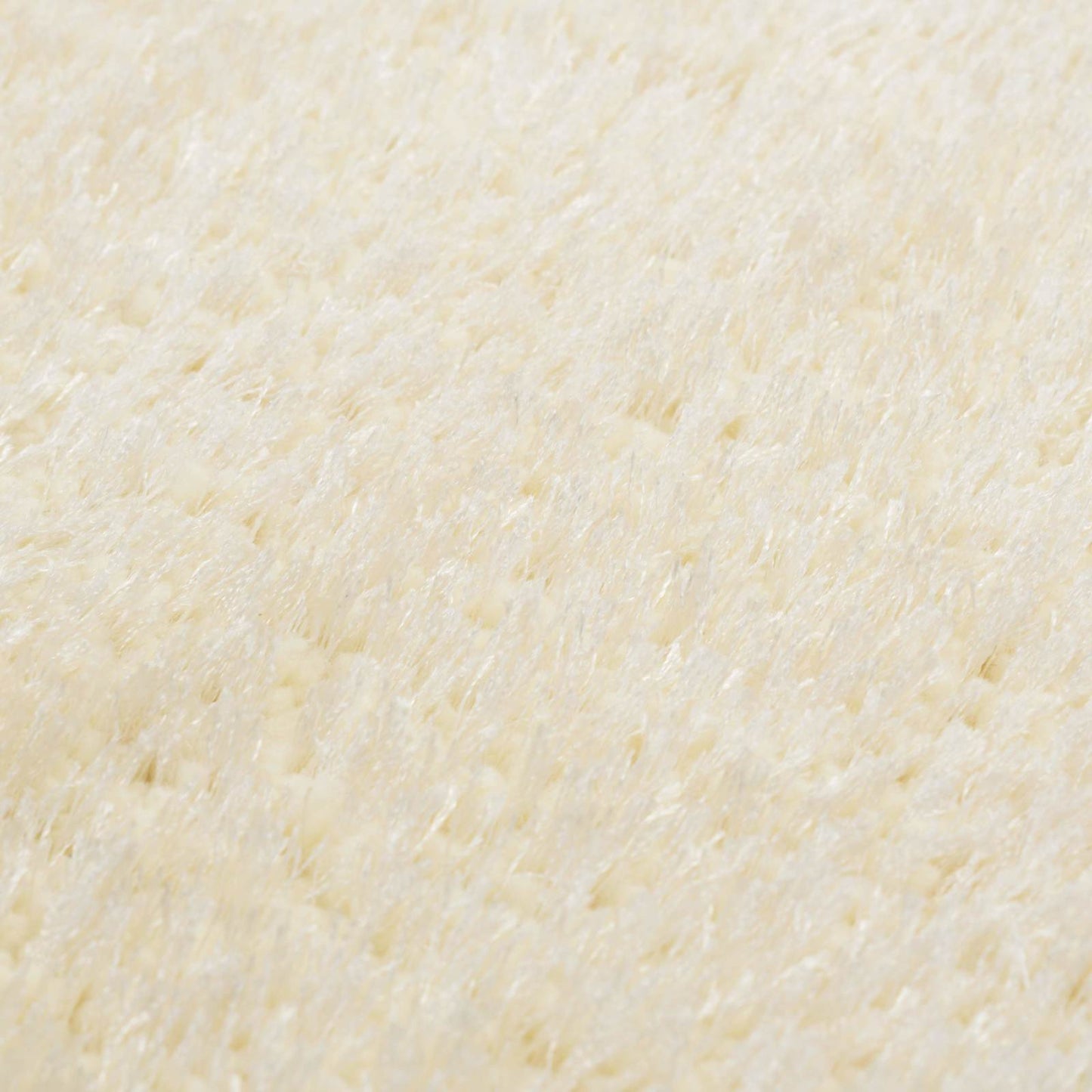 Shaggy Koberec Do Prostoru Krémová 120 X 160 Cm Polyethylen