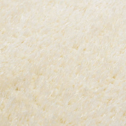 Shaggy Koberec Do Prostoru Krémová 120 X 160 Cm Polyethylen