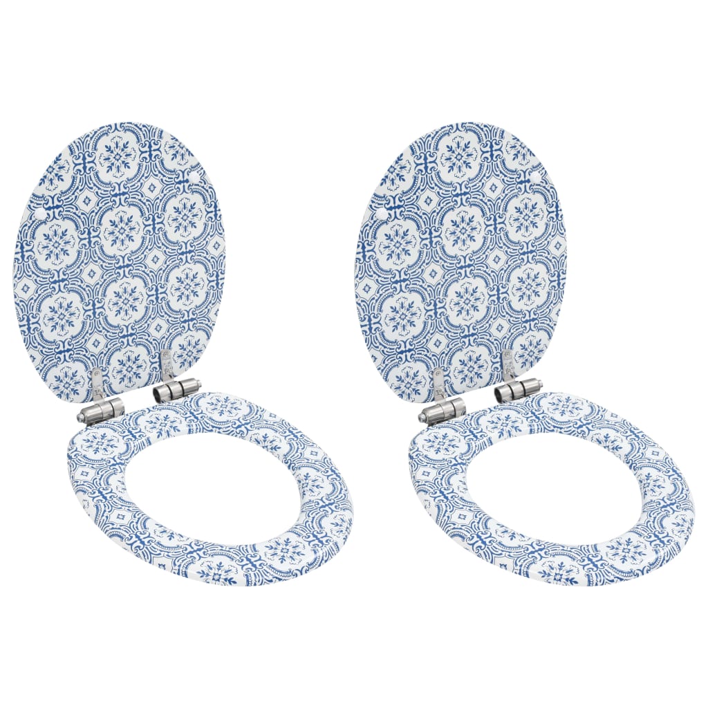 Wc Sedátko Mdf S Víkem Jednoduchý Design Hnědé