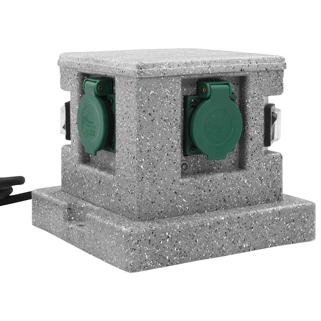 Zahradní Zásuvka Se Senzorem Stmívání Plast