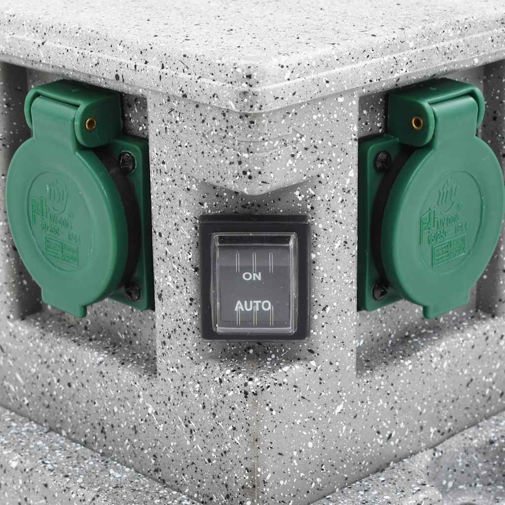 Zahradní Zásuvka Se Senzorem Stmívání Plast