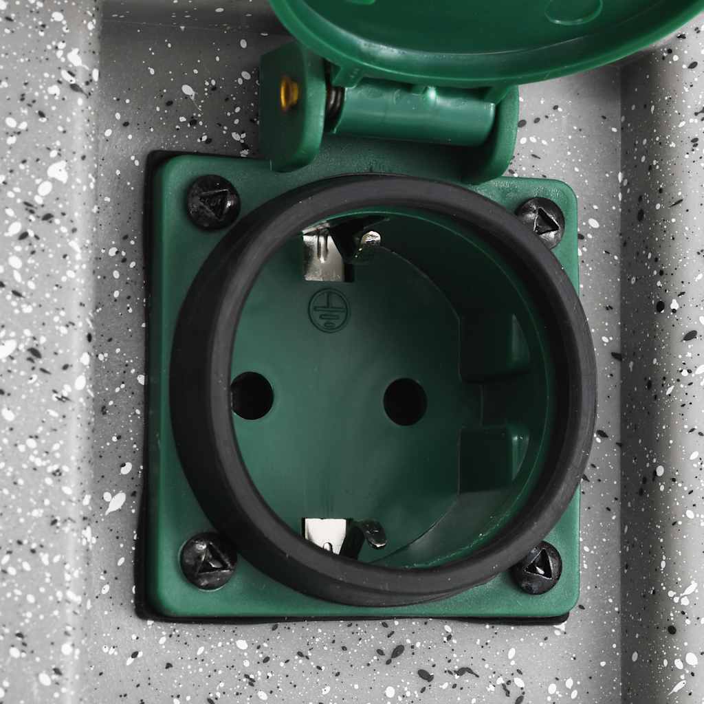 Zahradní Zásuvka Se Senzorem Stmívání Plast