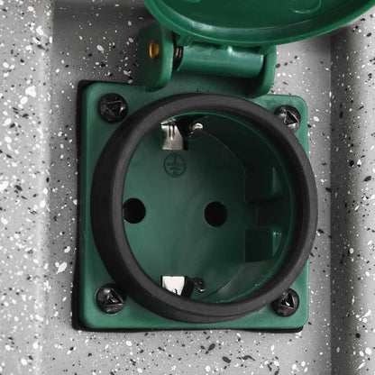 Zahradní Zásuvka Se Senzorem Stmívání Plast