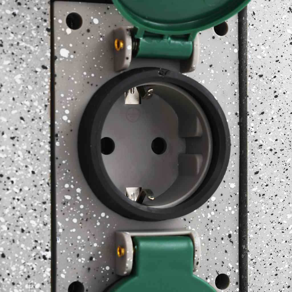 Zahradní Zásuvka Se Senzorem Stmívání Sloupek Plast