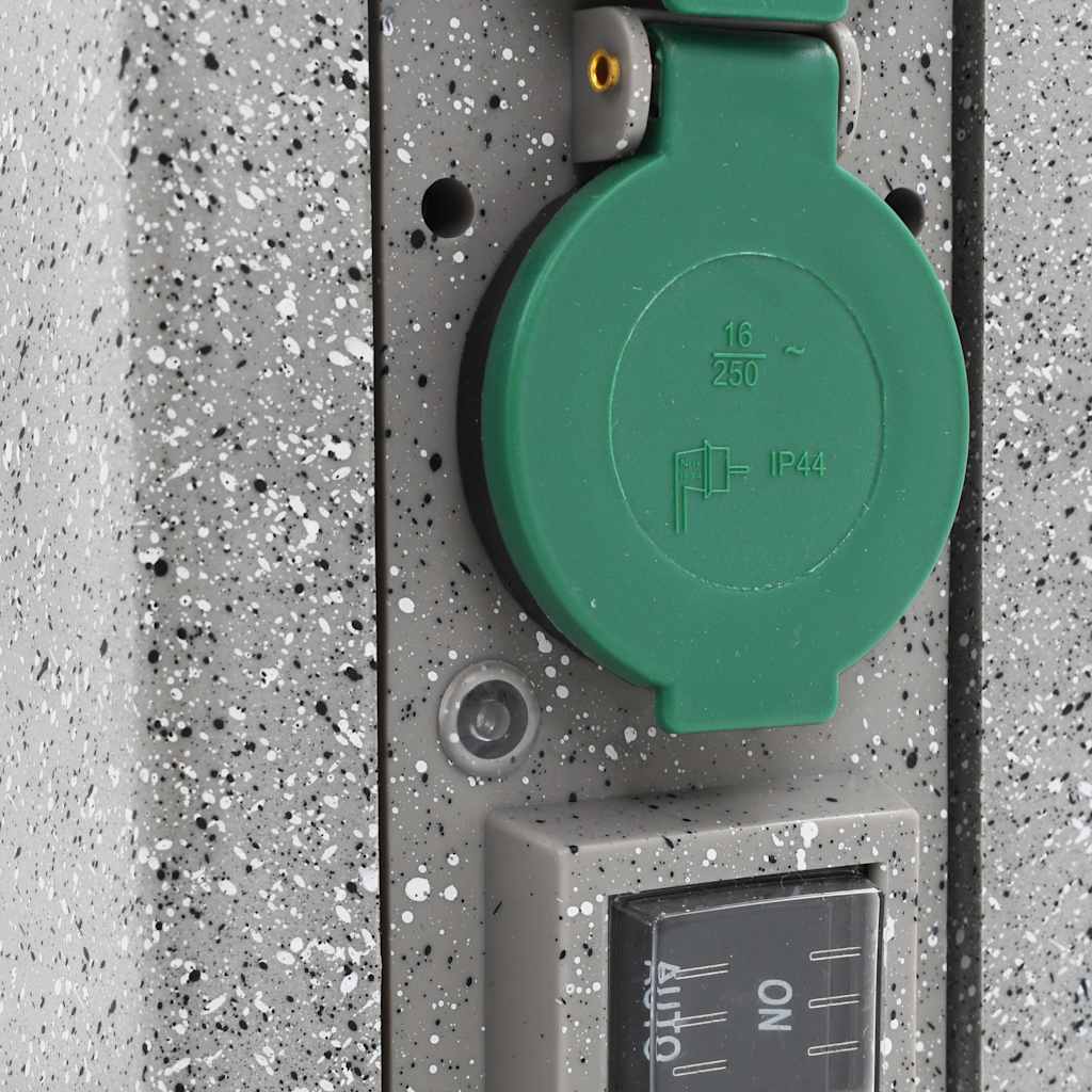 Zahradní Zásuvka Se Senzorem Stmívání Sloupek Plast