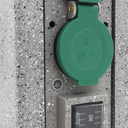 Zahradní Zásuvka Se Senzorem Stmívání Sloupek Plast