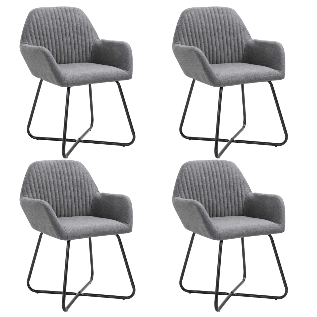 Jídelní Židle 6 Ks Zelené Textil