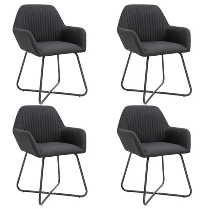 Jídelní Židle 6 Ks Zelené Textil