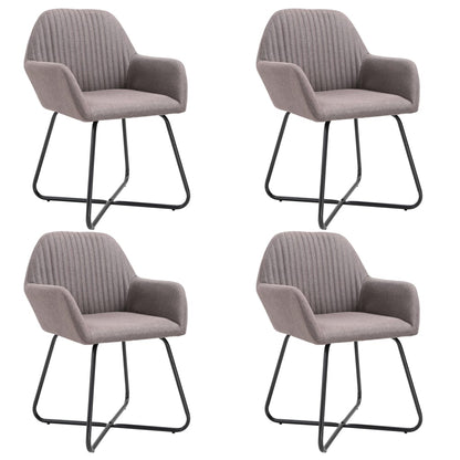 Jídelní Židle 6 Ks Zelené Textil