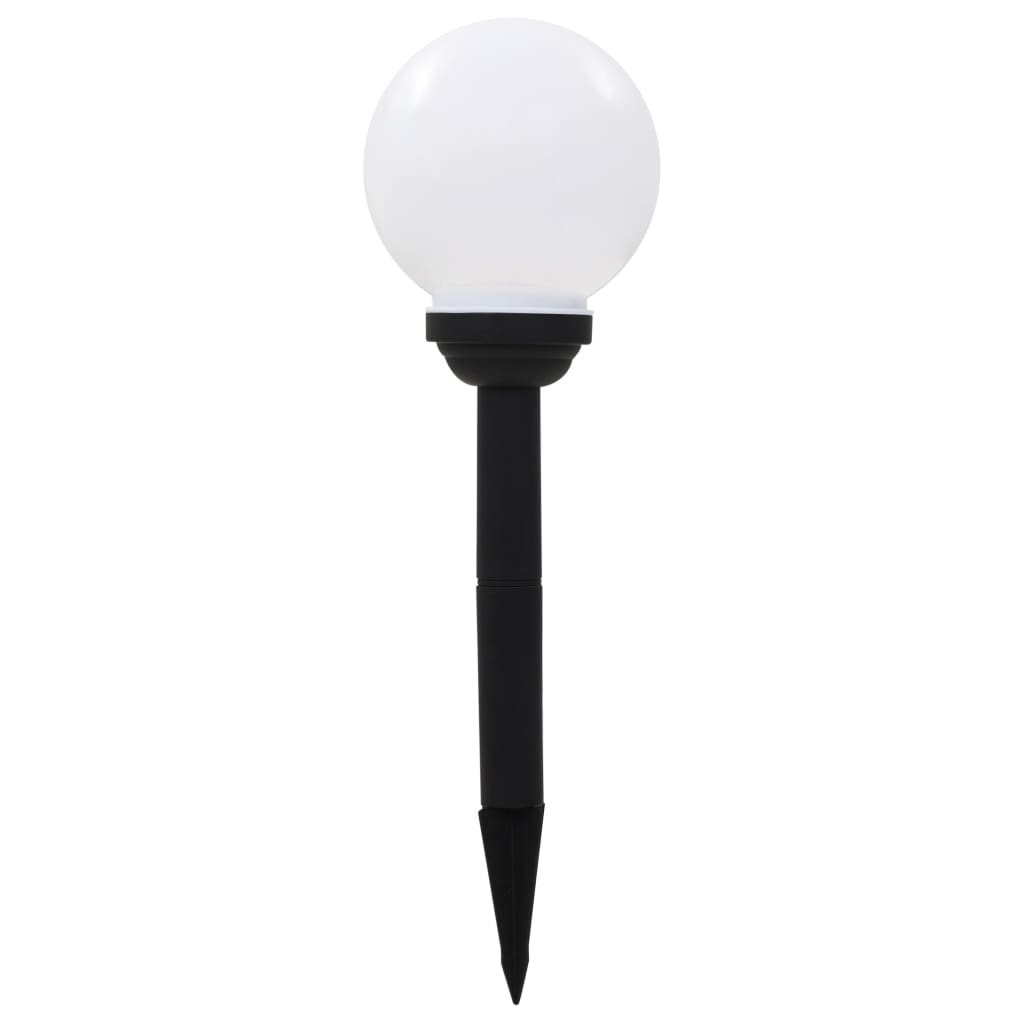 Zahradní Solární Lampy 8 Ks Led Kulovité 15 Cm Rgb