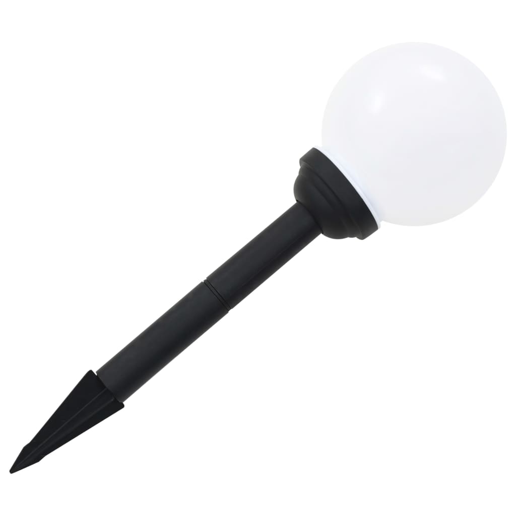 Zahradní Solární Lampy 8 Ks Led Kulovité 15 Cm Rgb