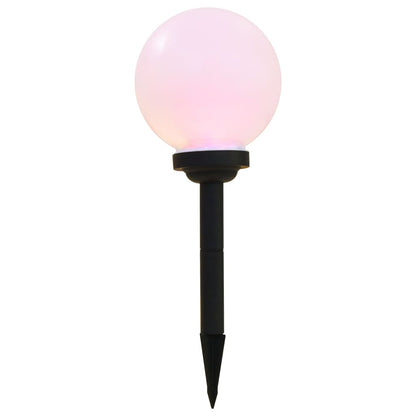 Zahradní Solární Lampy 6 Ks Led Kulovité Rgb