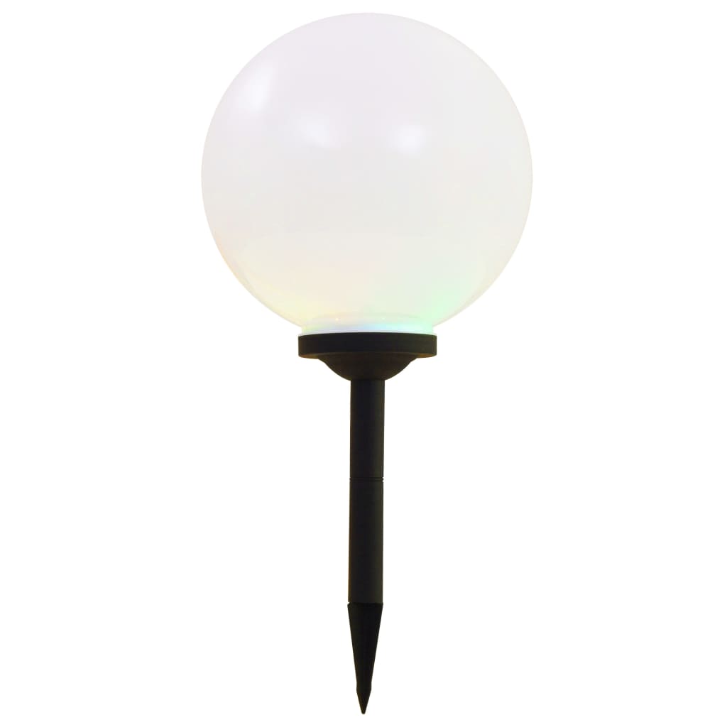 Zahradní Solární Lampy 4 Ks Led Kulovité Rgb