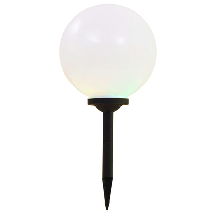 Zahradní Solární Lampy 4 Ks Led Kulovité Rgb