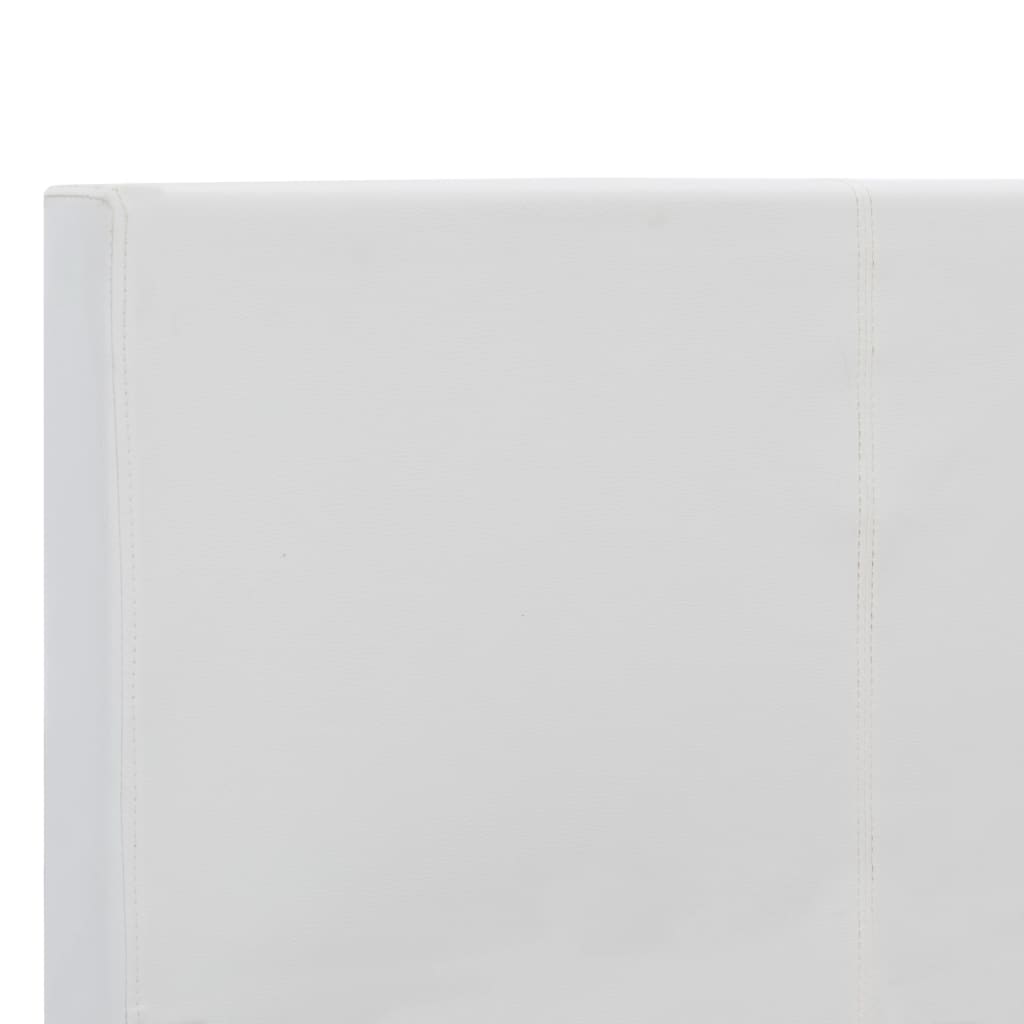 Rám Postele Bílý Umělá Kůže 180 X 200 Cm