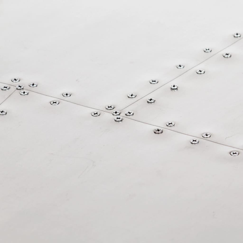 Letecký Psací Stůl Stříbrný 112 X 50 X 76 Cm Kov