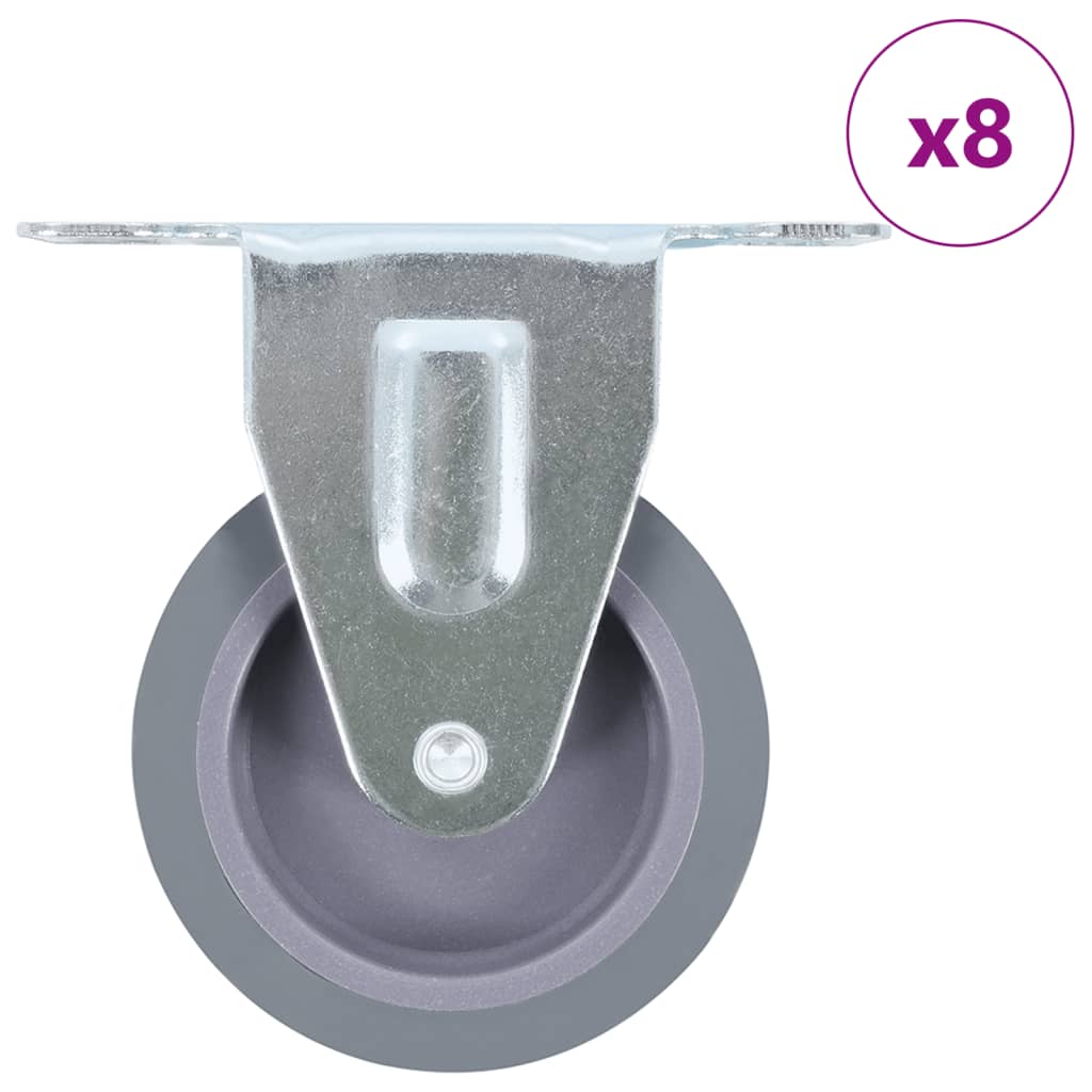 8 Ks Pevná Kolečka 75 Mm