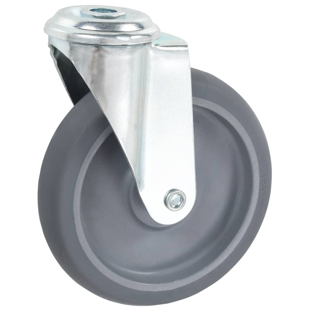 16 Ks Otočná Kolečka S Otvorem Pro Šroub 125 Mm