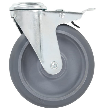 16 Ks Otočná Kolečka S Otvorem Pro Šroub 125 Mm