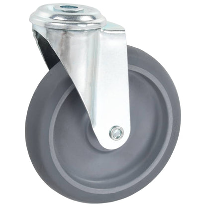 16 Ks Otočná Kolečka S Otvorem Pro Šroub 125 Mm