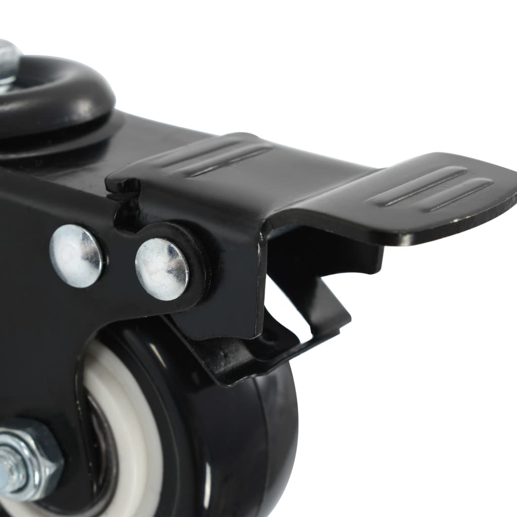 12 Ks Otočná Kolečka S Brzdou 50 Mm