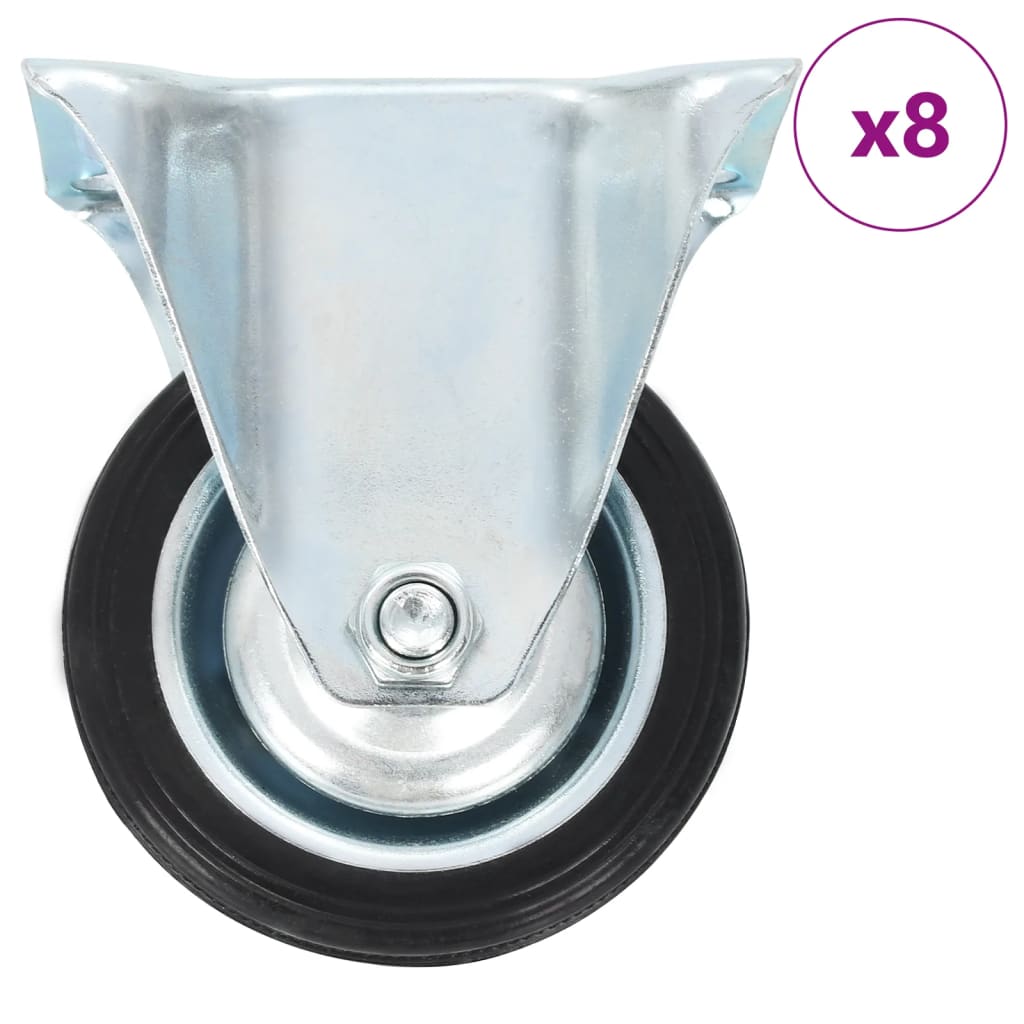 8 Ks Pevná Kolečka 75 Mm