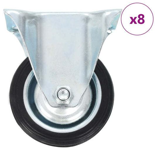 8 Ks Pevná Kolečka 75 Mm