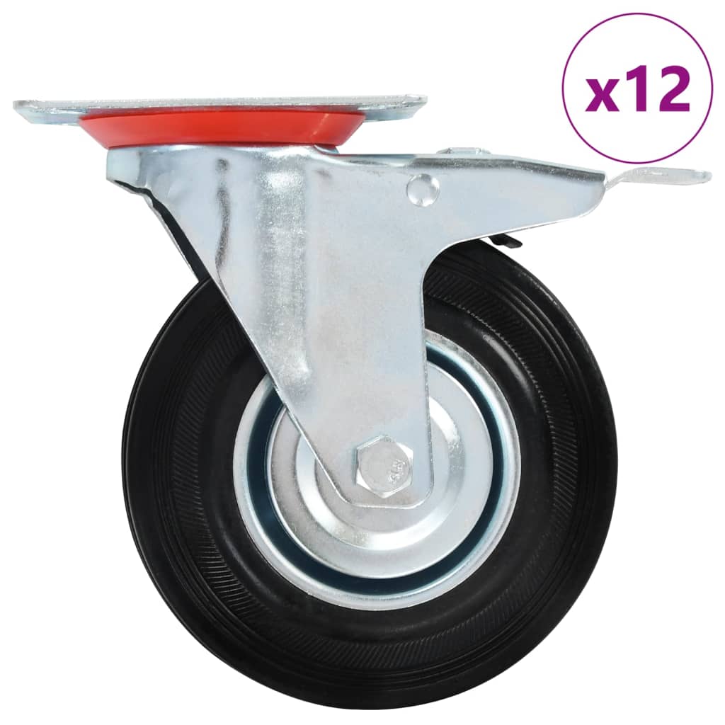 12 Ks Otočná Kolečka 125 Mm