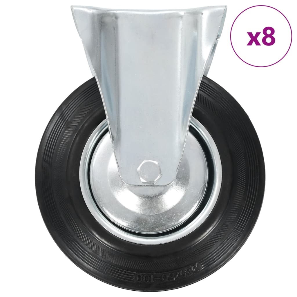 12 Ks Pevná Kolečka 200 Mm