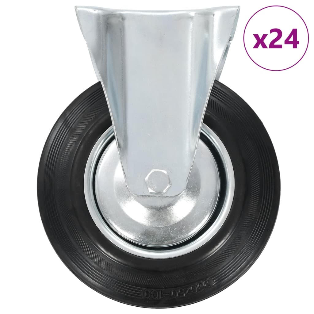 12 Ks Pevná Kolečka 200 Mm