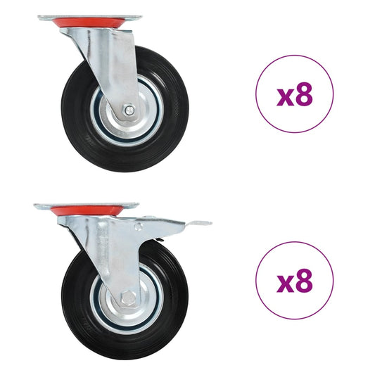 16 Ks Otočná Kolečka 125 Mm