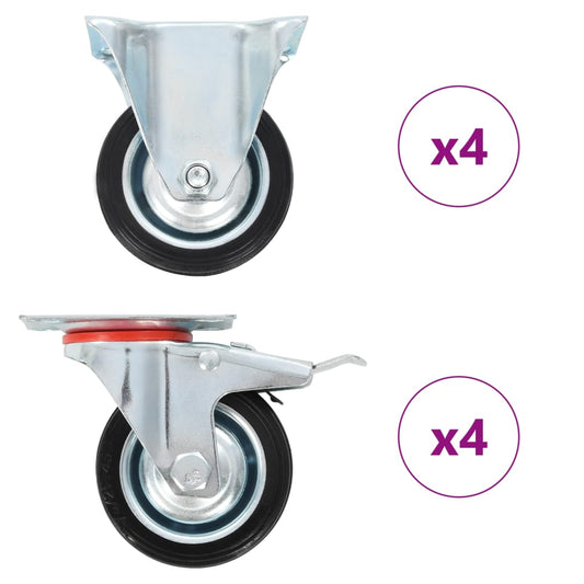 8 Ks Pojezdová Kolečka 75 Mm