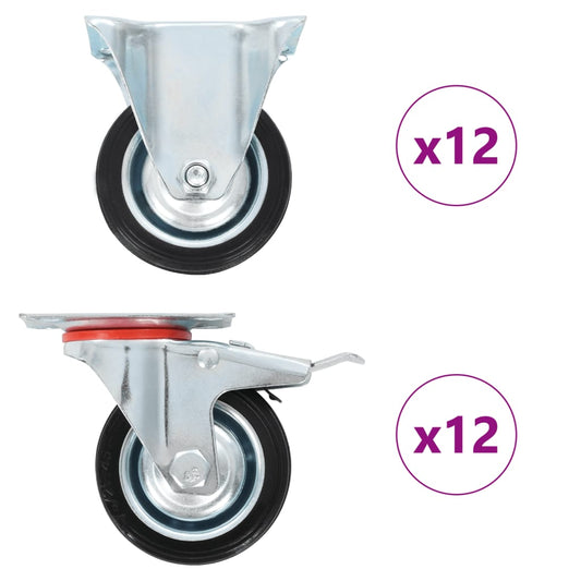 24 Ks Pojezdová Kolečka 75 Mm