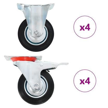 8 Ks Pojezdová Kolečka 100 Mm