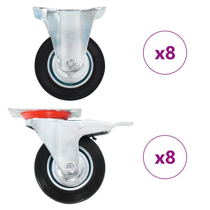 8 Ks Pojezdová Kolečka 100 Mm