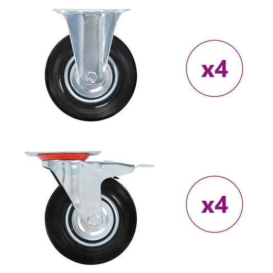 8 Ks Pojezdová Kolečka 125 Mm