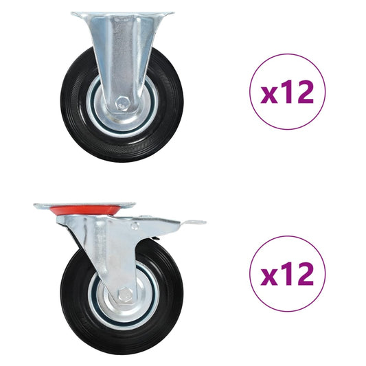 24 Ks Pojezdová Kolečka 125 Mm