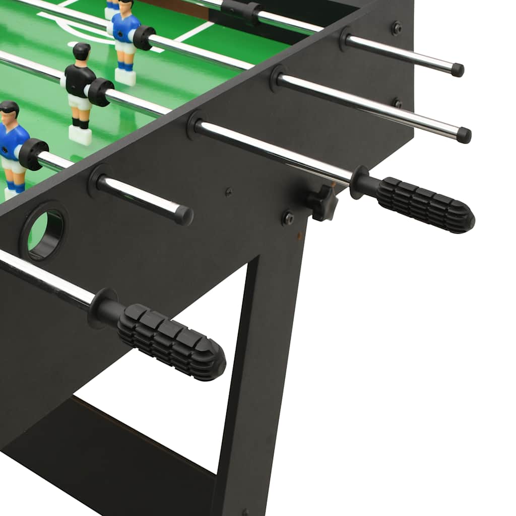 Skládací Stolní Fotbal 121 X 61 X 80 Cm Černý